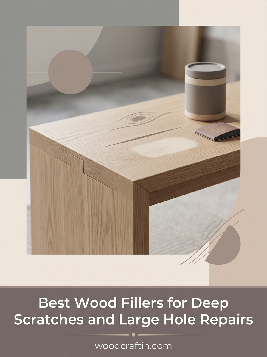 Best Wood Fillers for Deep Scratches and Large Hole Repairs
