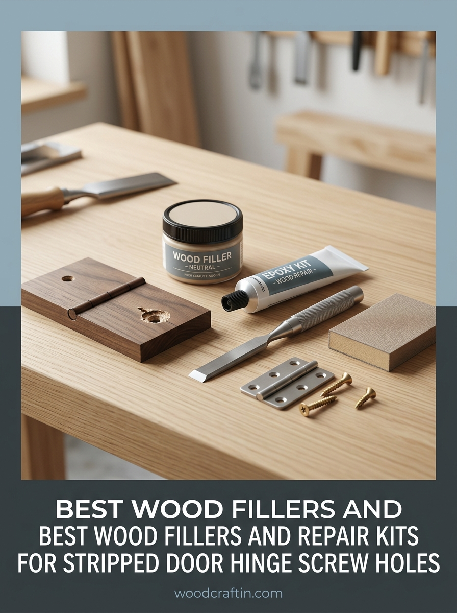 Best Wood Fillers and Repair Kits for Stripped Door Hinge Screw Holes