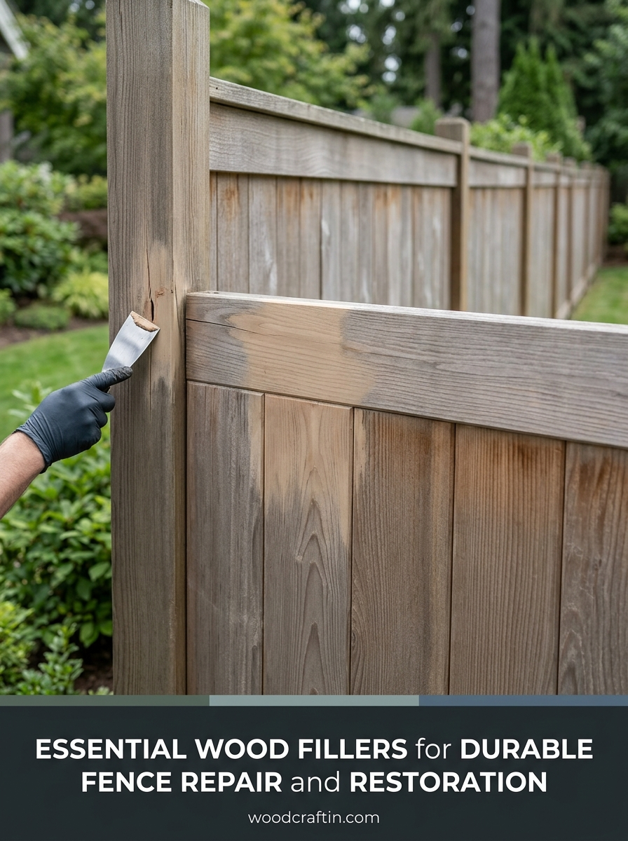 Essential Wood Fillers for Durable Fence Repair and Restoration