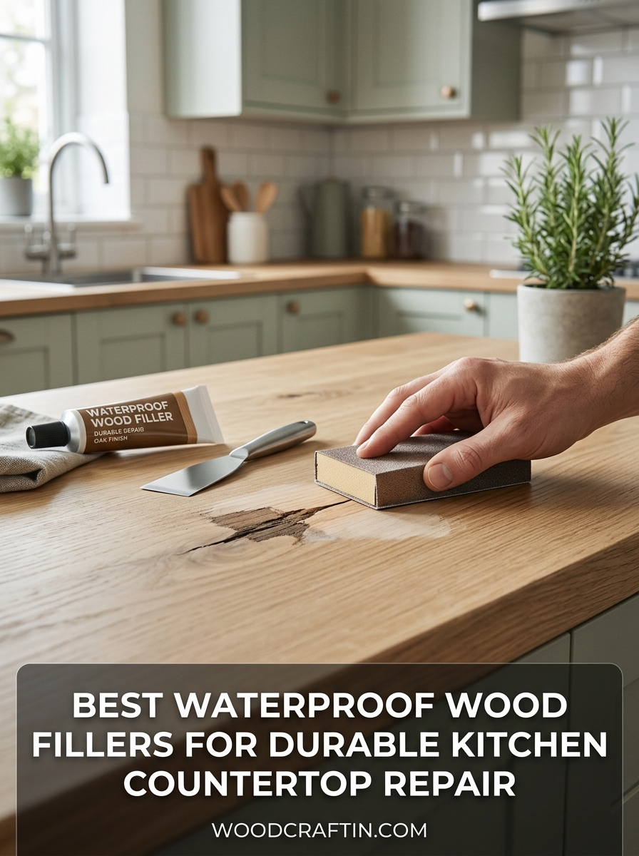 Best Waterproof Wood Fillers for Durable Kitchen Countertop Repair