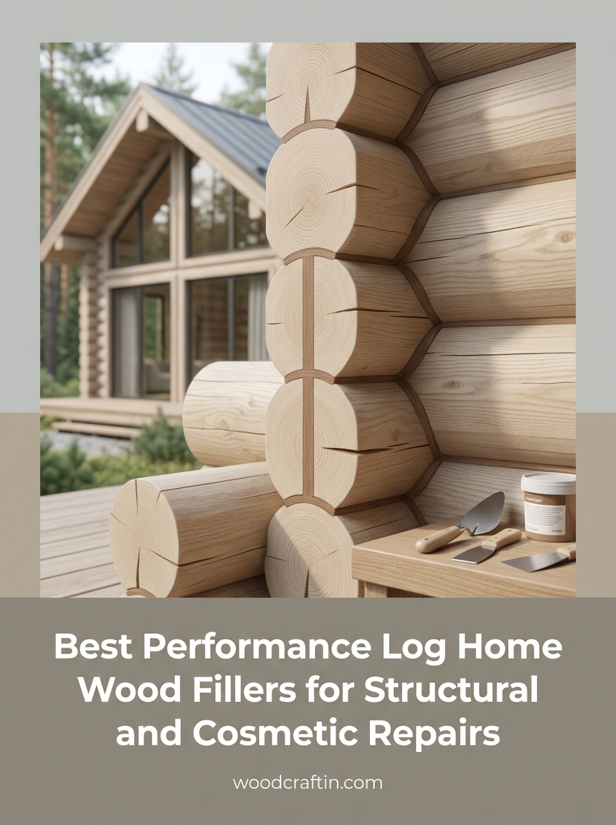 Best Performance Log Home Wood Fillers for Structural and Cosmetic Repairs