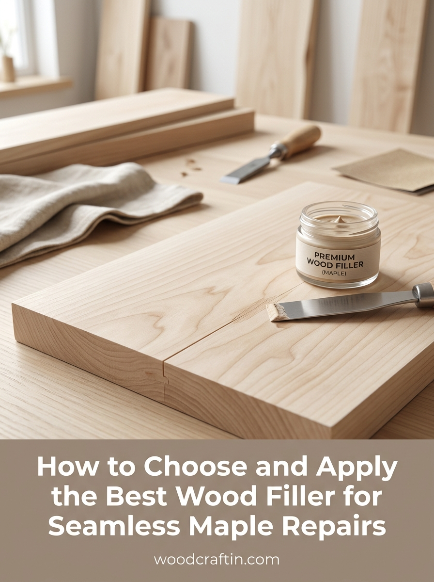 How to Choose and Apply the Best Wood Filler for Seamless Maple Repairs