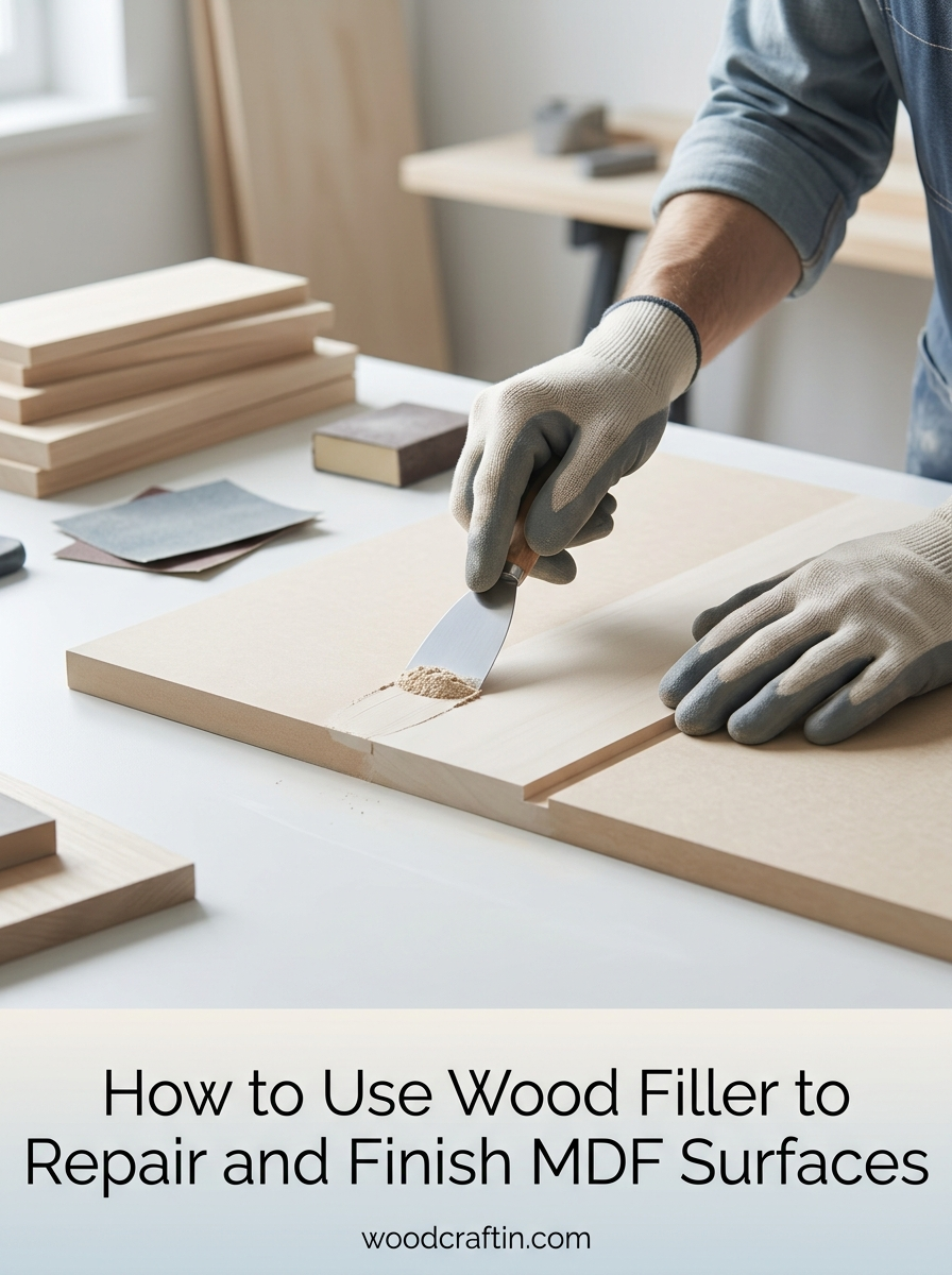 How to Use Wood Filler to Repair and Finish MDF Surfaces