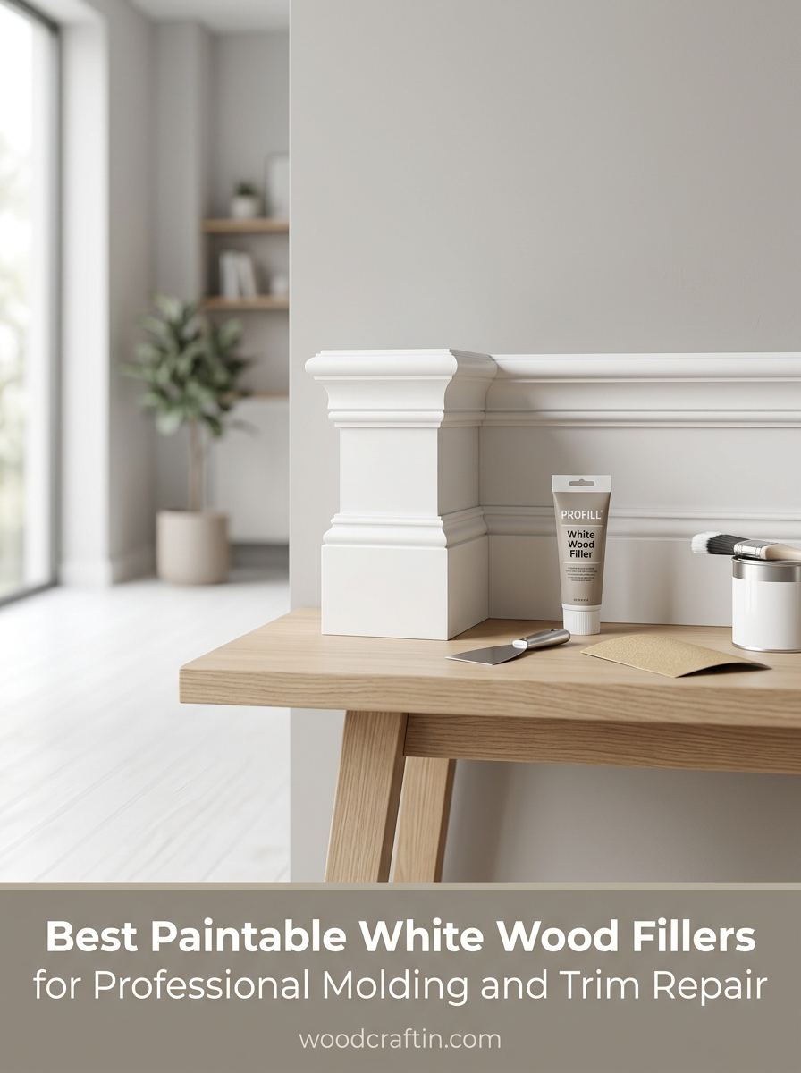 Best Paintable White Wood Fillers for Professional Molding and Trim Repair