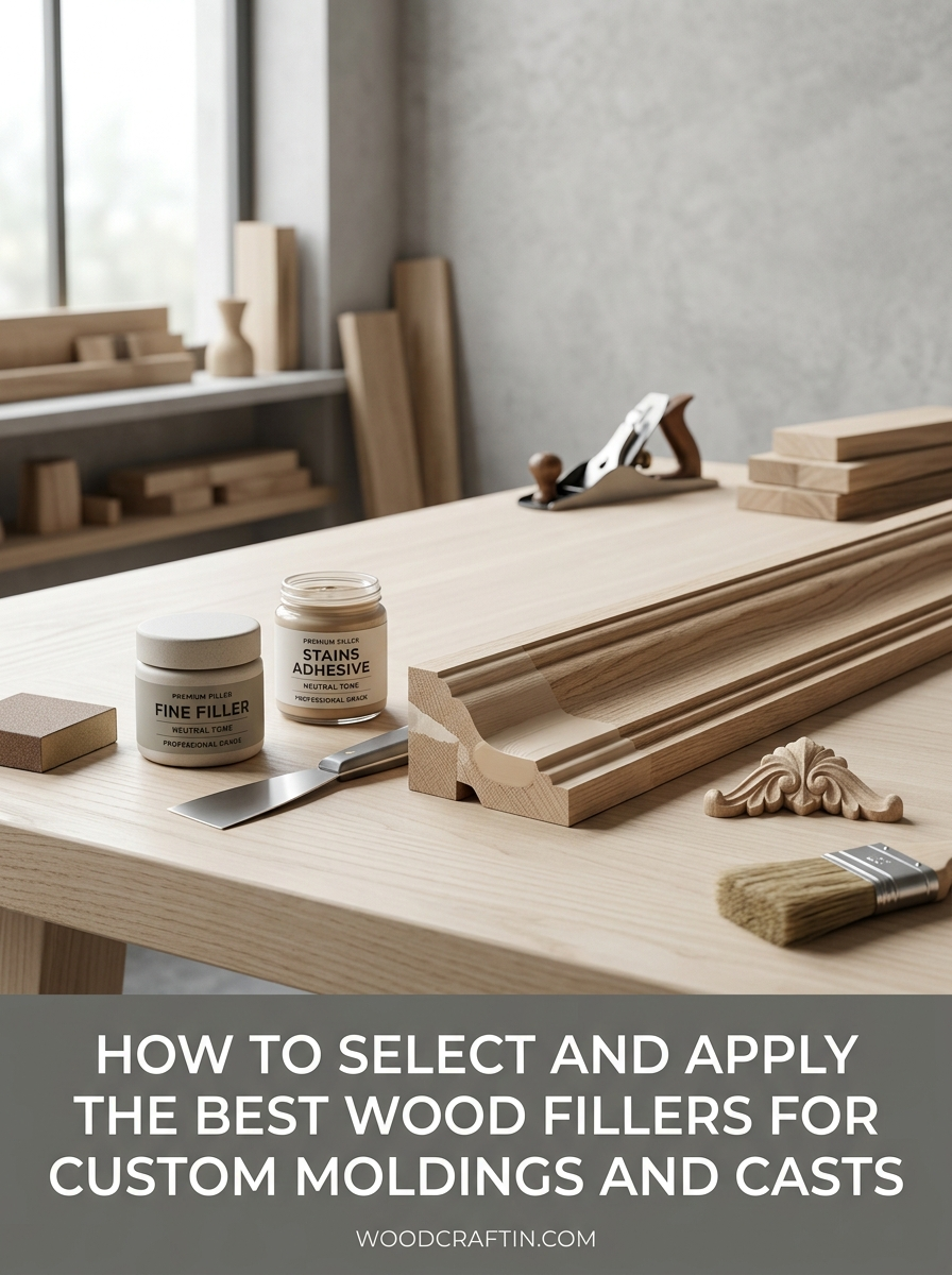 How to Select and Apply the Best Wood Fillers for Custom Moldings and Casts
