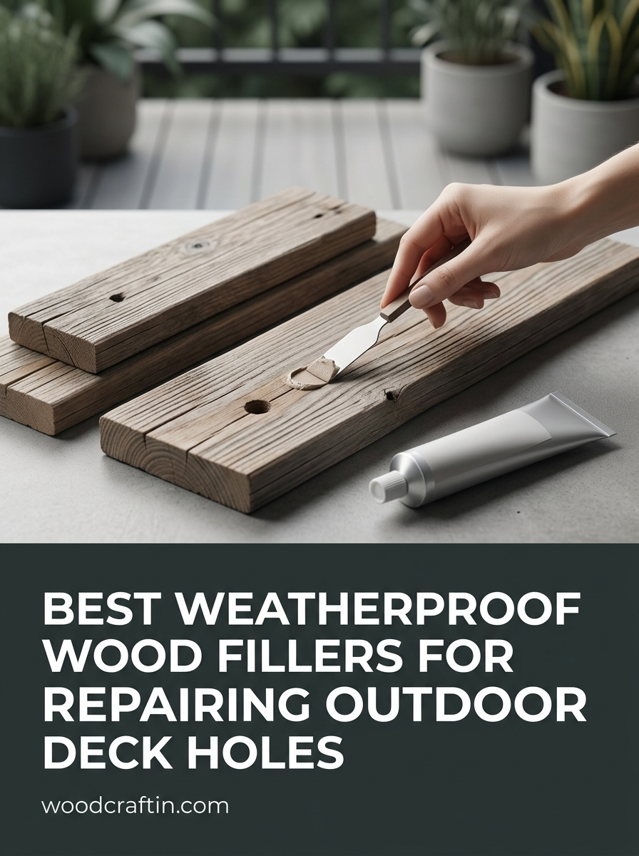 Best Weatherproof Wood Fillers for Repairing Outdoor Deck Holes