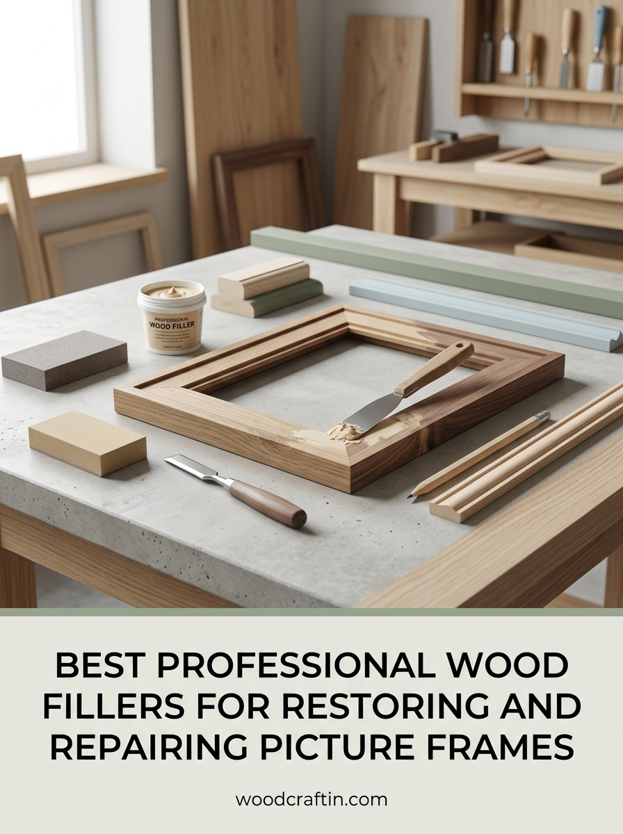 Best Professional Wood Fillers for Restoring and Repairing Picture Frames