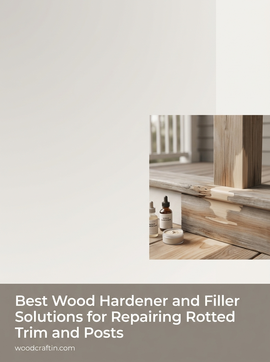 Best Wood Hardener and Filler Solutions for Repairing Rotted Trim and Posts