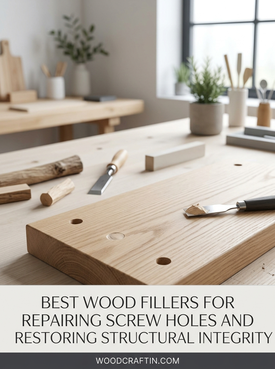 Best Wood Fillers for Repairing Screw Holes and Restoring Structural Integrity