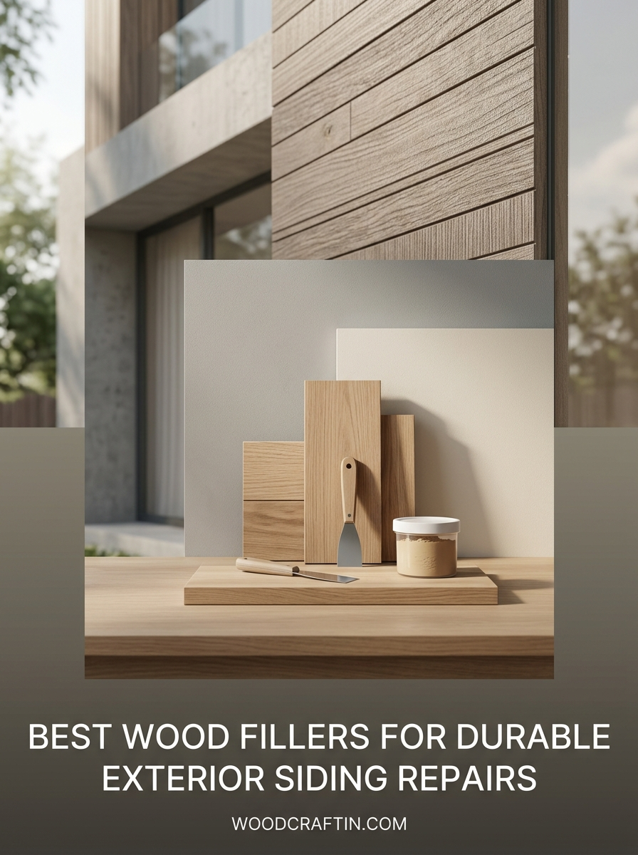 Best Wood Fillers for Durable Exterior Siding Repairs