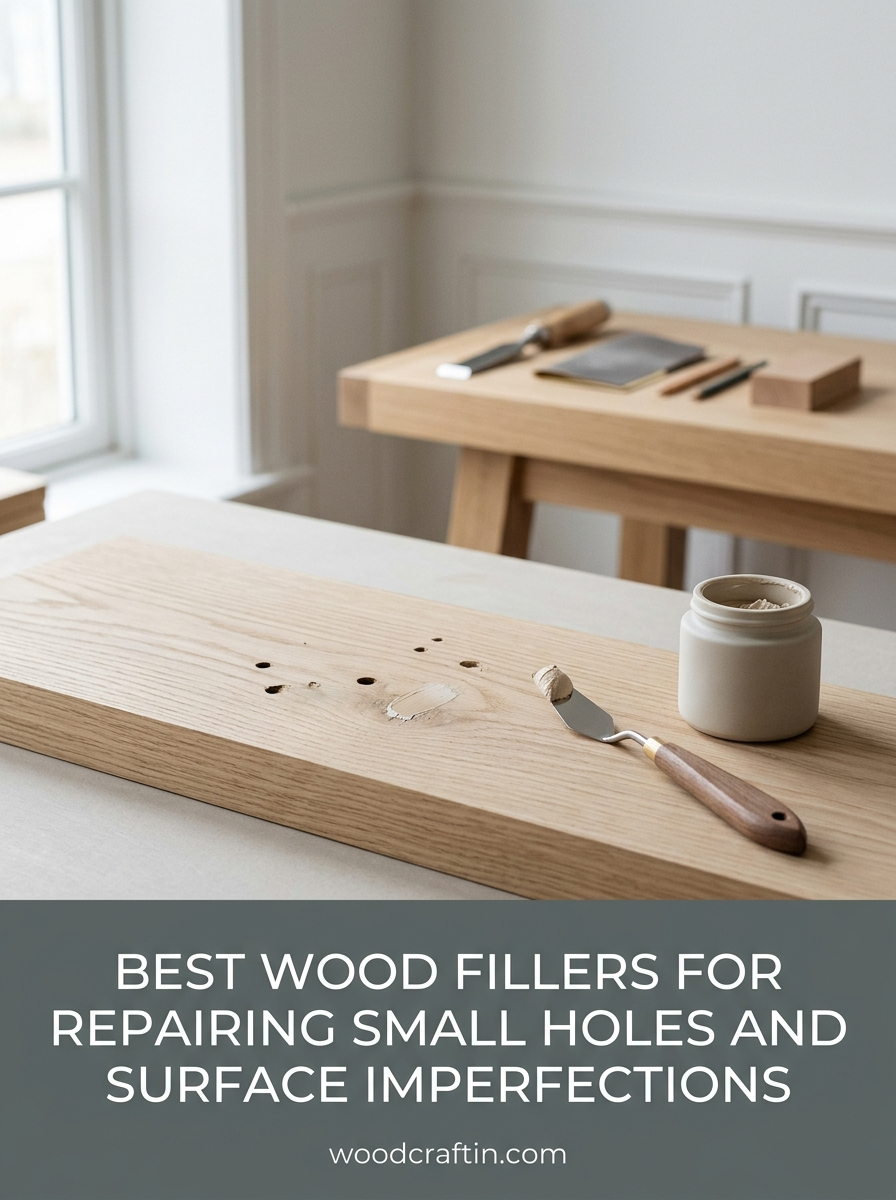 Best Wood Fillers for Repairing Small Holes and Surface Imperfections
