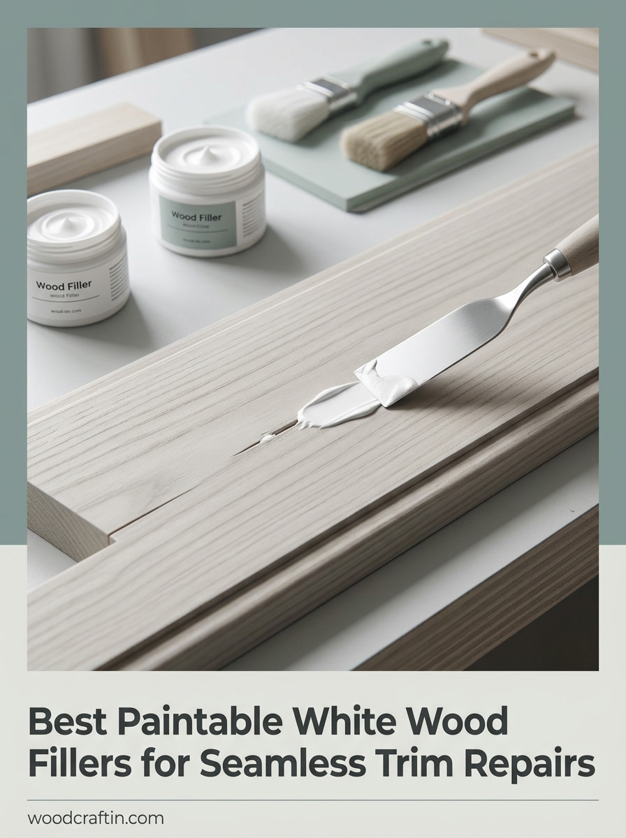 Best Paintable White Wood Fillers for Seamless Trim Repairs
