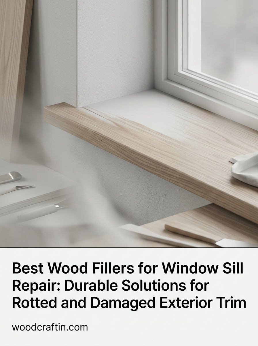 Best Wood Fillers for Window Sill Repair: Durable Solutions for Rotted and Damaged Exterior Trim