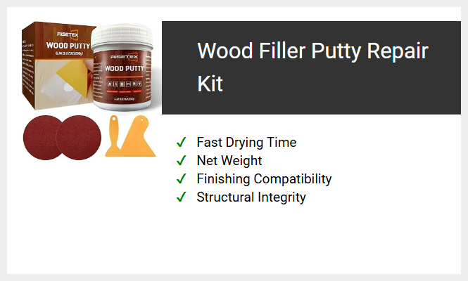 Wood Filler Putty Repair Kit