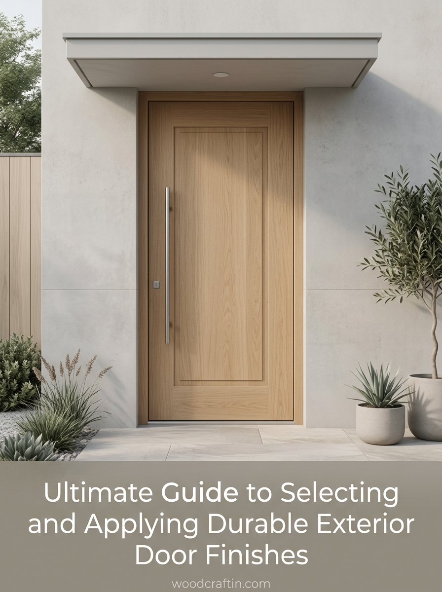 Ultimate Guide to Selecting and Applying Durable Exterior Door Finishes