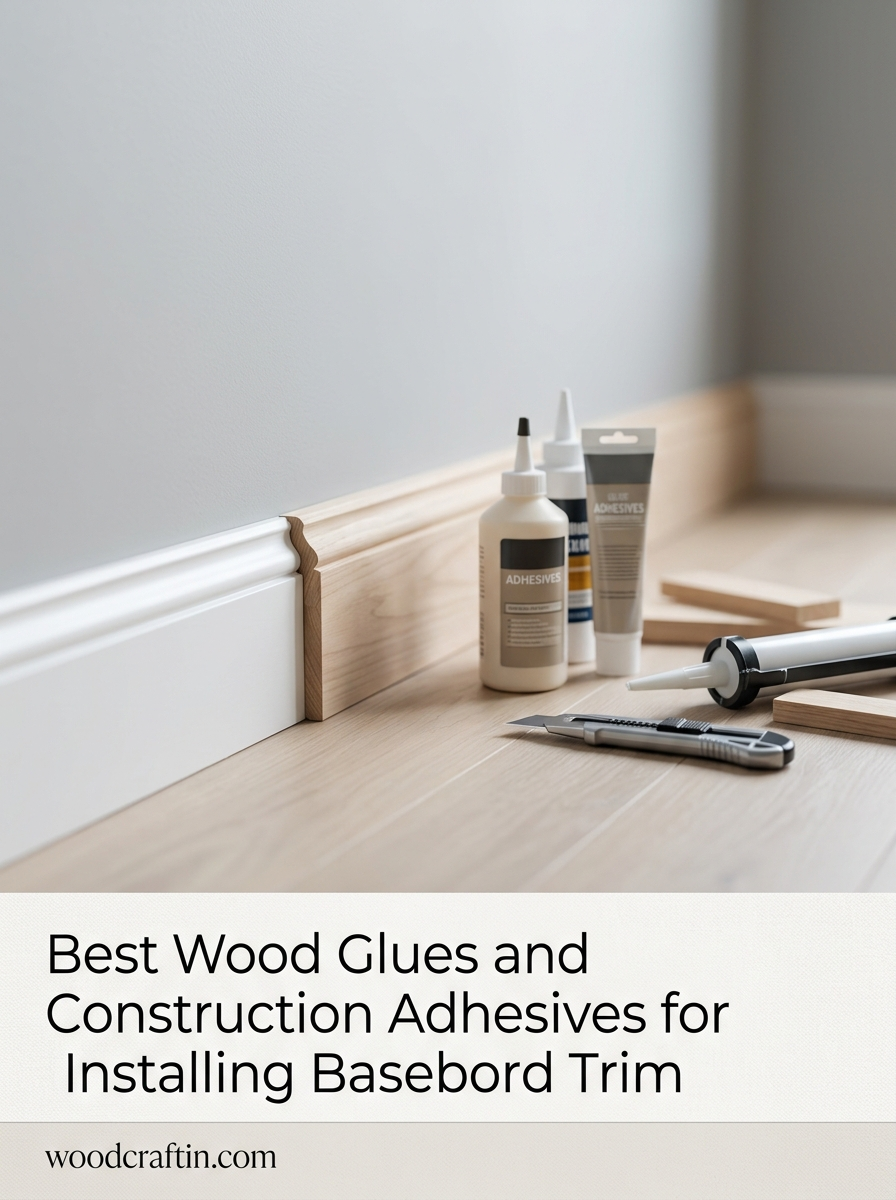 Best Wood Glues and Construction Adhesives for Installing Baseboard Trim