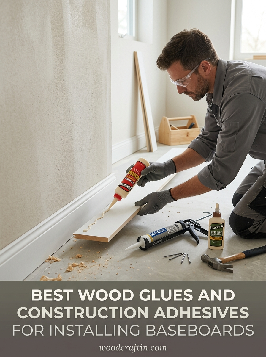 Best Wood Glues and Construction Adhesives for Installing Baseboards