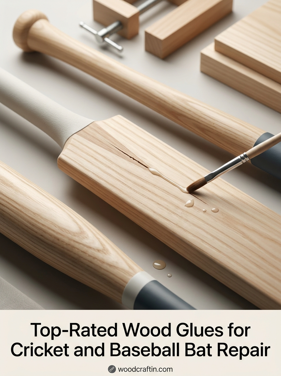 Top-Rated Wood Glues for Cricket and Baseball Bat Repair