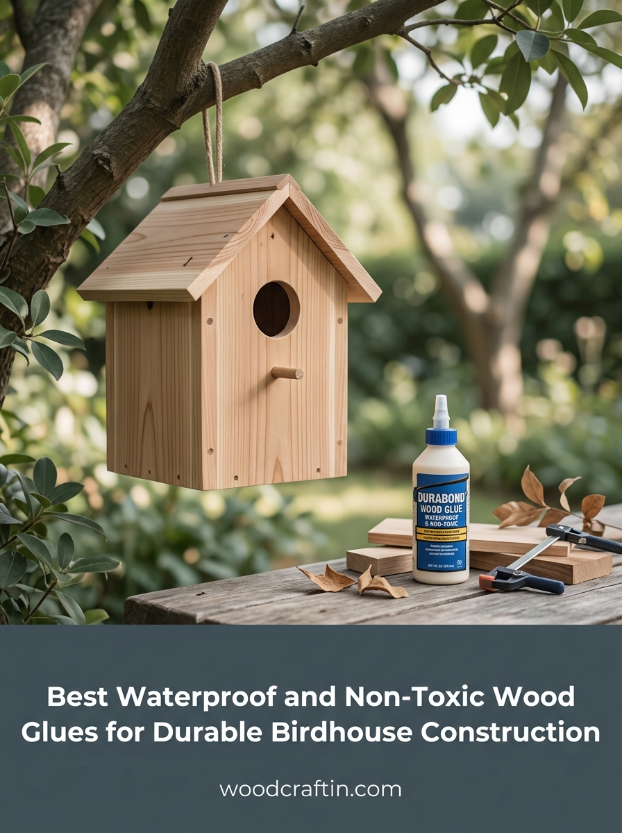 Best Waterproof and Non-Toxic Wood Glues for Durable Birdhouse Construction