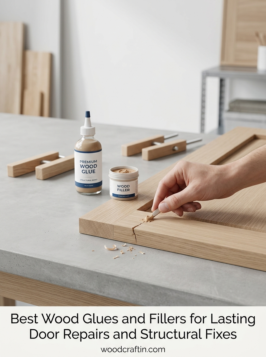 Best Wood Glues and Fillers for Lasting Door Repairs and Structural Fixes