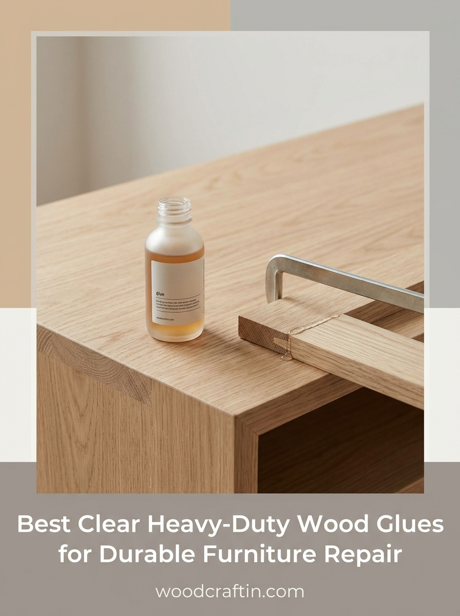 Best Clear Heavy-Duty Wood Glues for Durable Furniture Repair