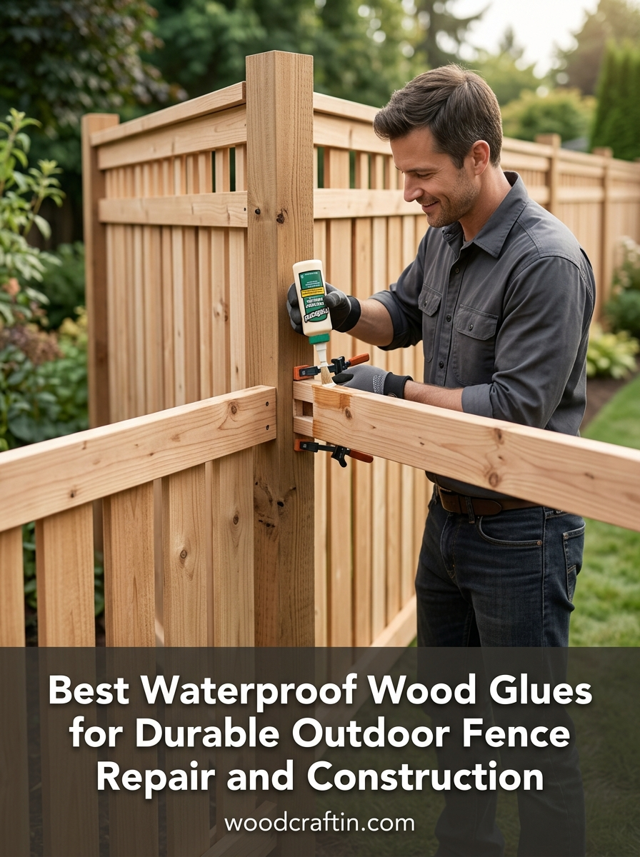 Best Waterproof Wood Glues for Durable Outdoor Fence Repair and Construction