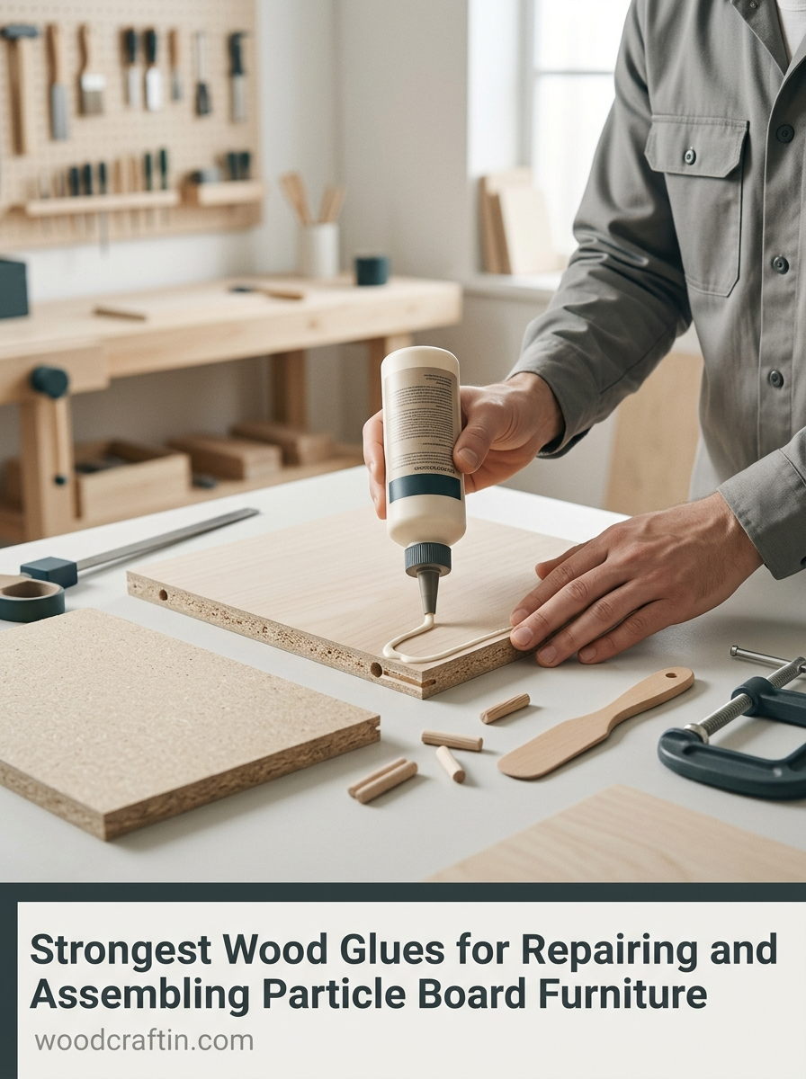 Strongest Wood Glues for Repairing and Assembling Particle Board Furniture