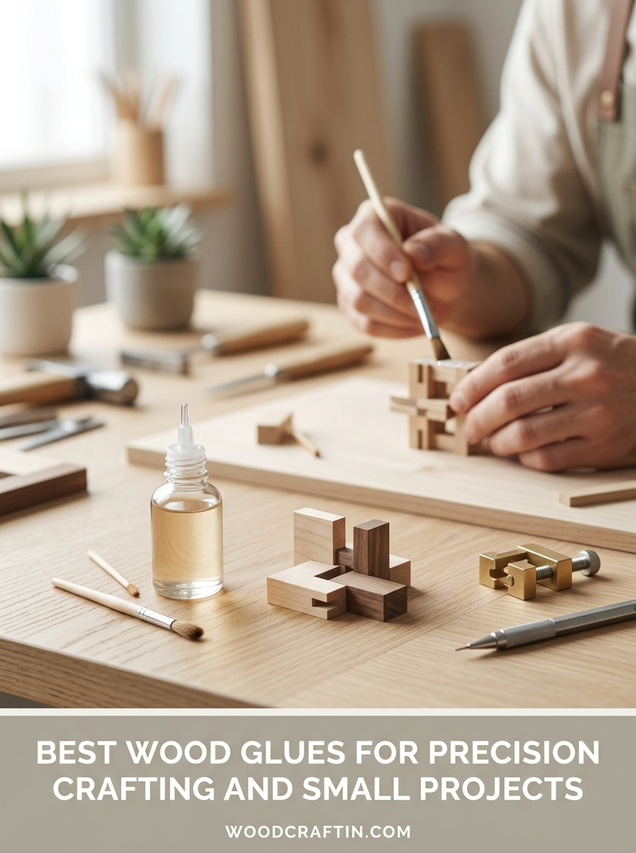 Best Wood Glues for Precision Crafting and Small Projects