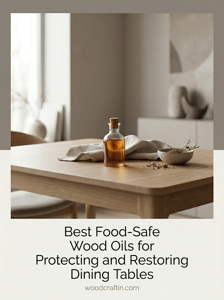 Best Food-Safe Wood Oils for Protecting and Restoring Dining Tables