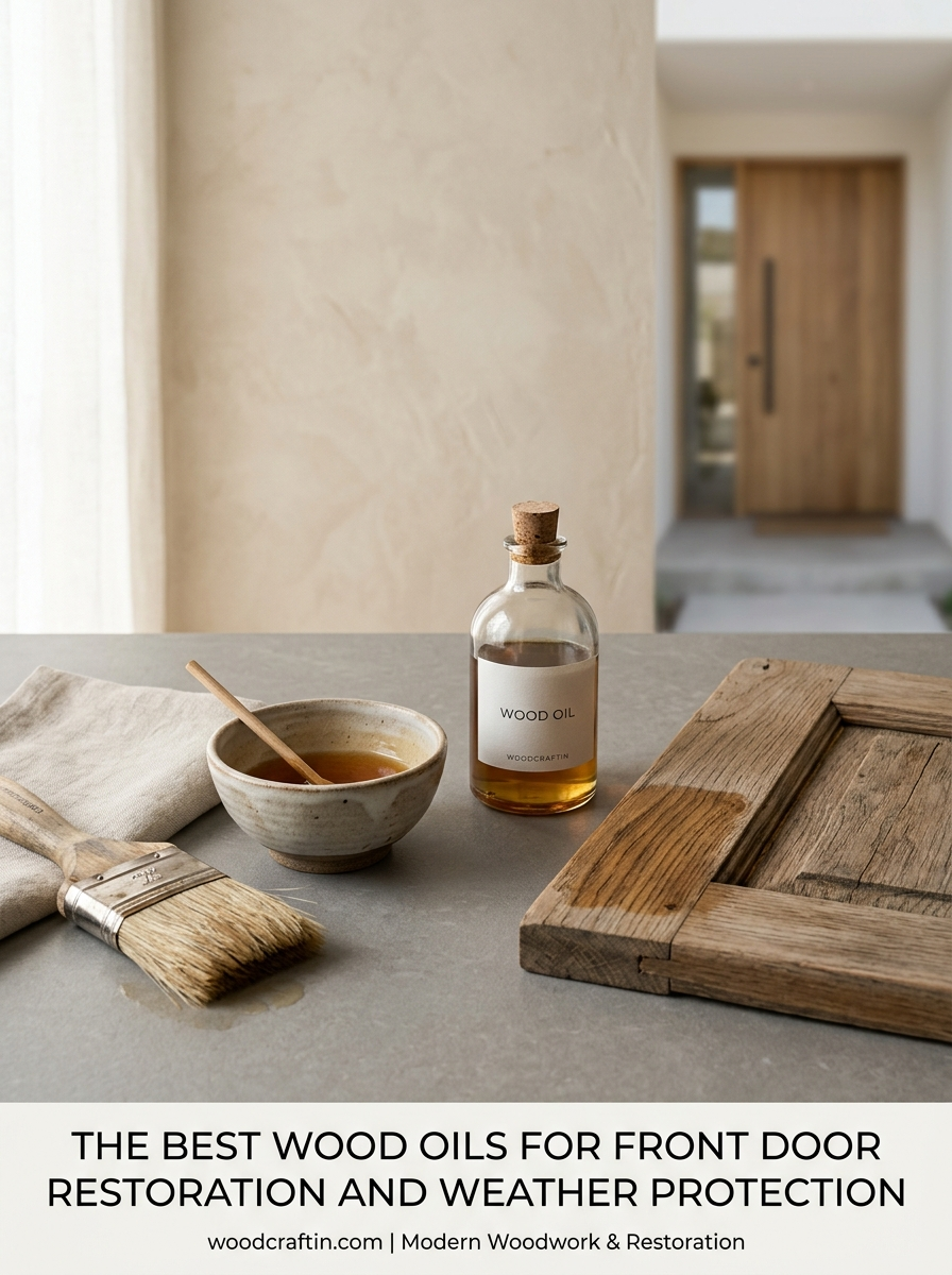 The Best Wood Oils for Front Door Restoration and Weather Protection