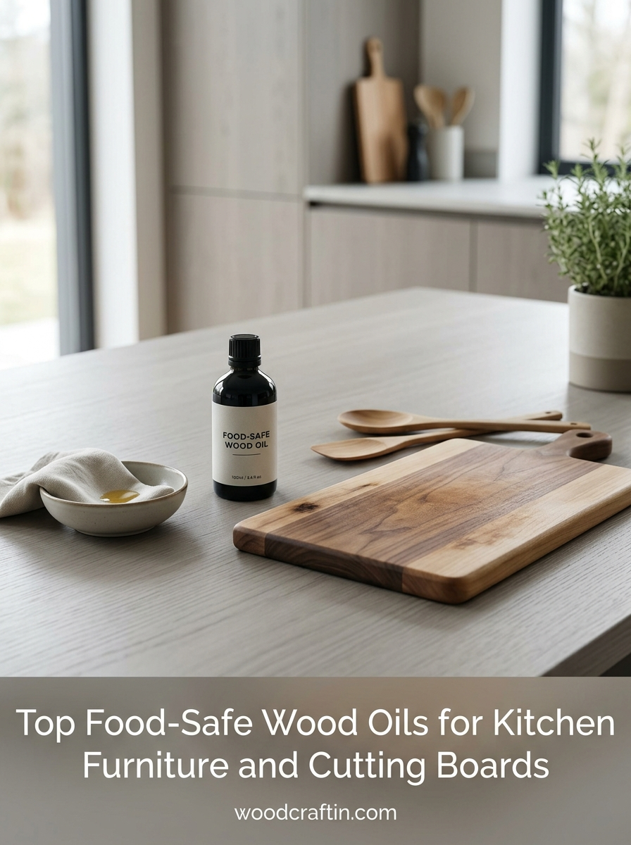 Top Food-Safe Wood Oils for Kitchen Furniture and Cutting Boards