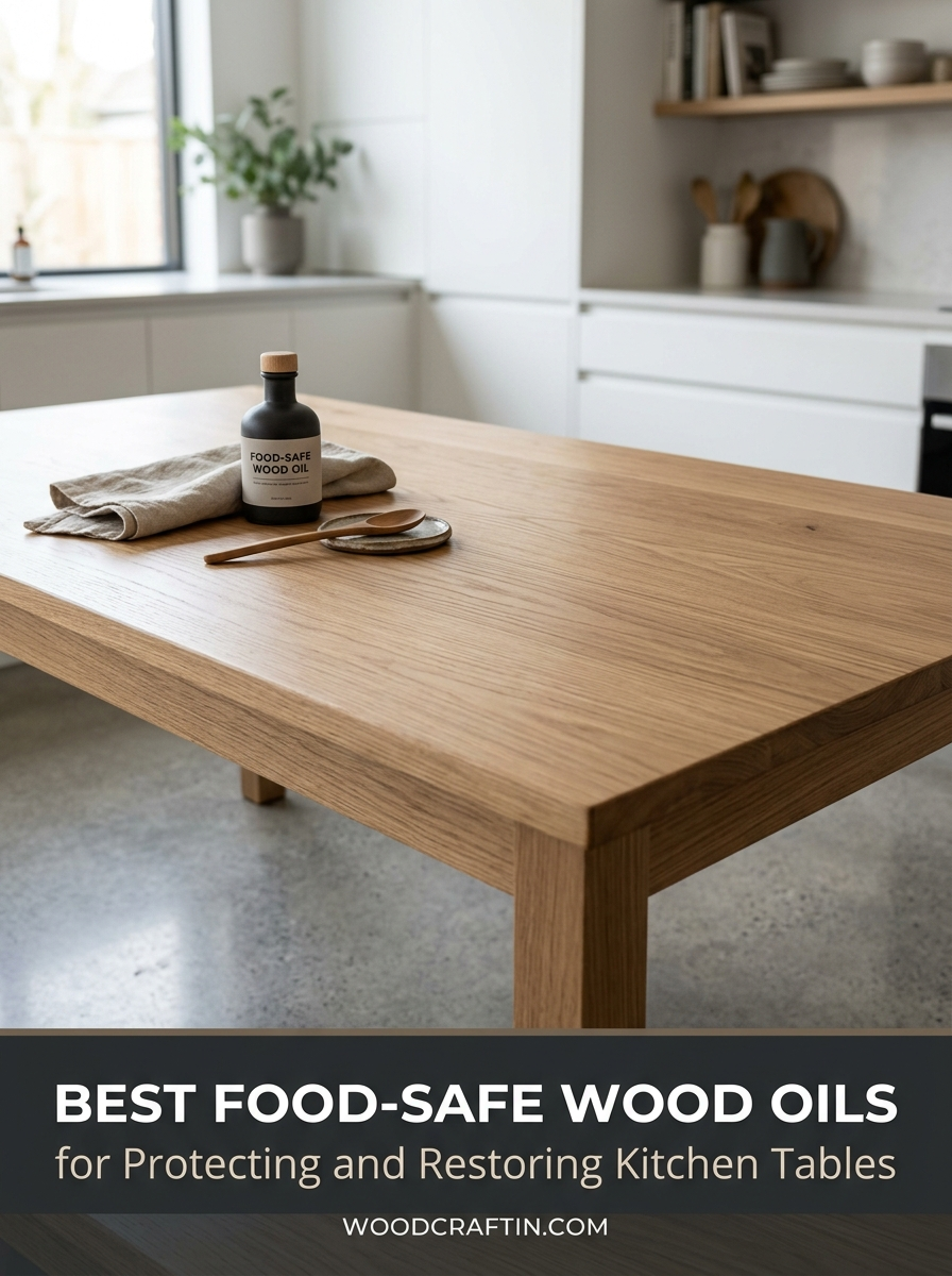 Best Food-Safe Wood Oils for Protecting and Restoring Kitchen Tables