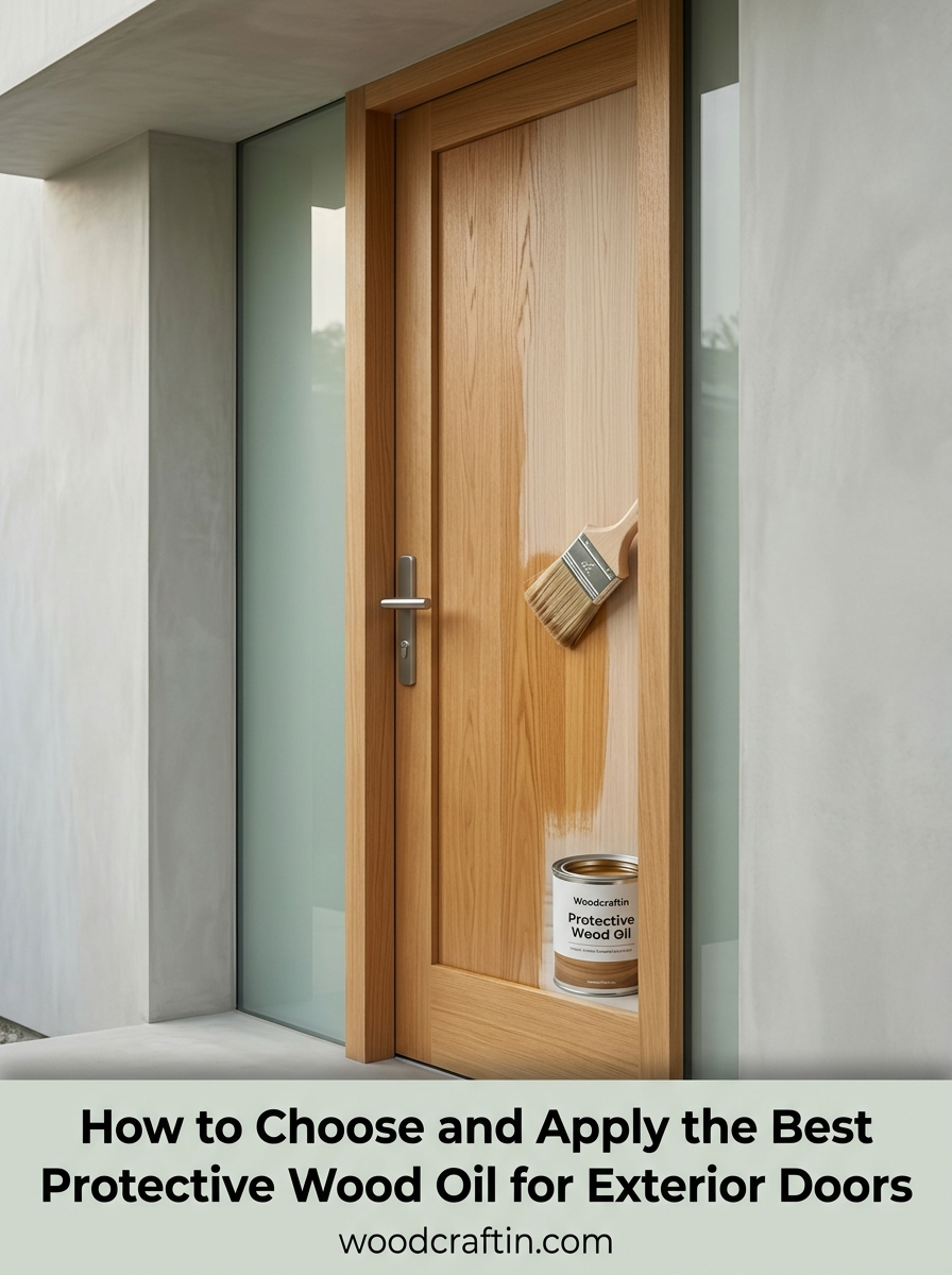How to Choose and Apply the Best Protective Wood Oil for Exterior Doors