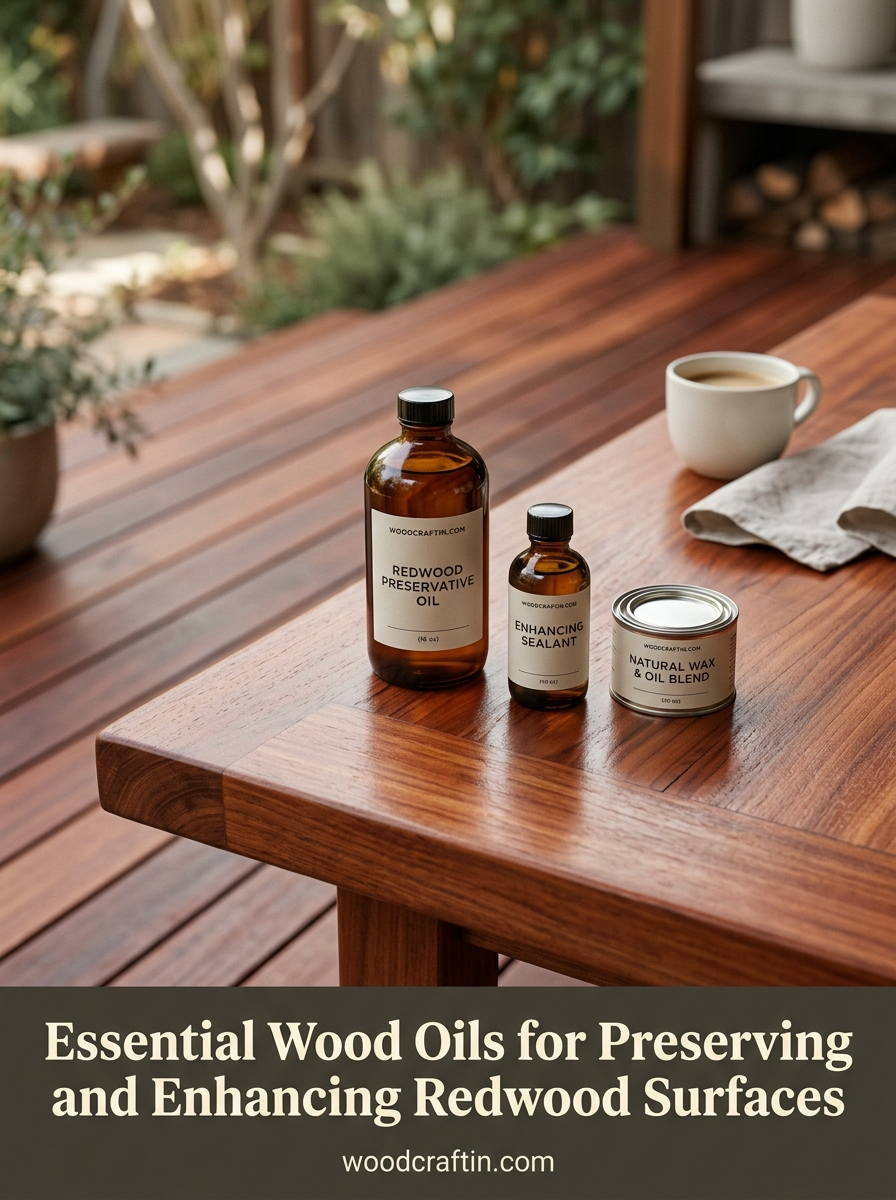 Essential Wood Oils for Preserving and Enhancing Redwood Surfaces