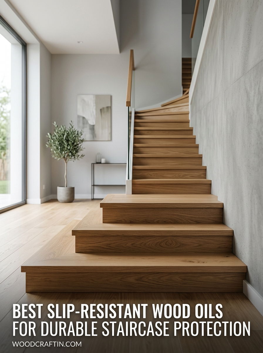 Best Slip-Resistant Wood Oils for Durable Staircase Protection