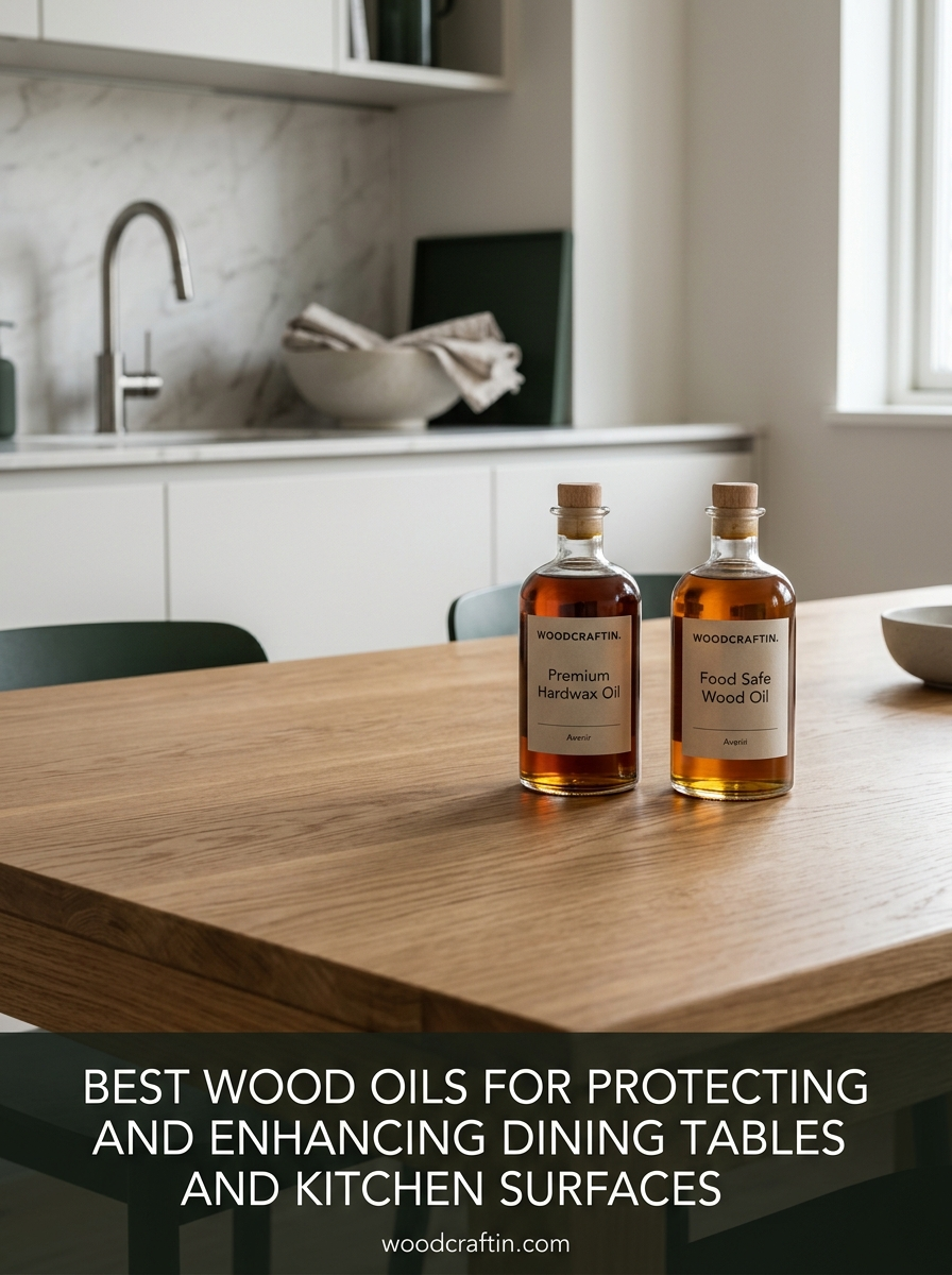 Best Wood Oils for Protecting and Enhancing Dining Tables and Kitchen Surfaces