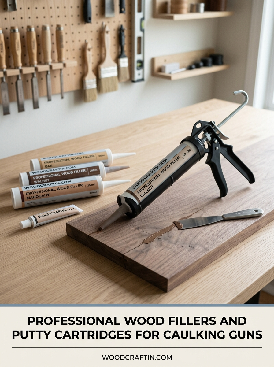 Professional Wood Fillers and Putty Cartridges for Caulking Guns