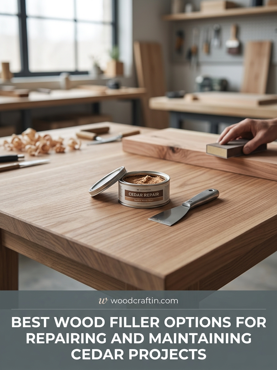 Best Wood Filler Options for Repairing and Maintaining Cedar Projects