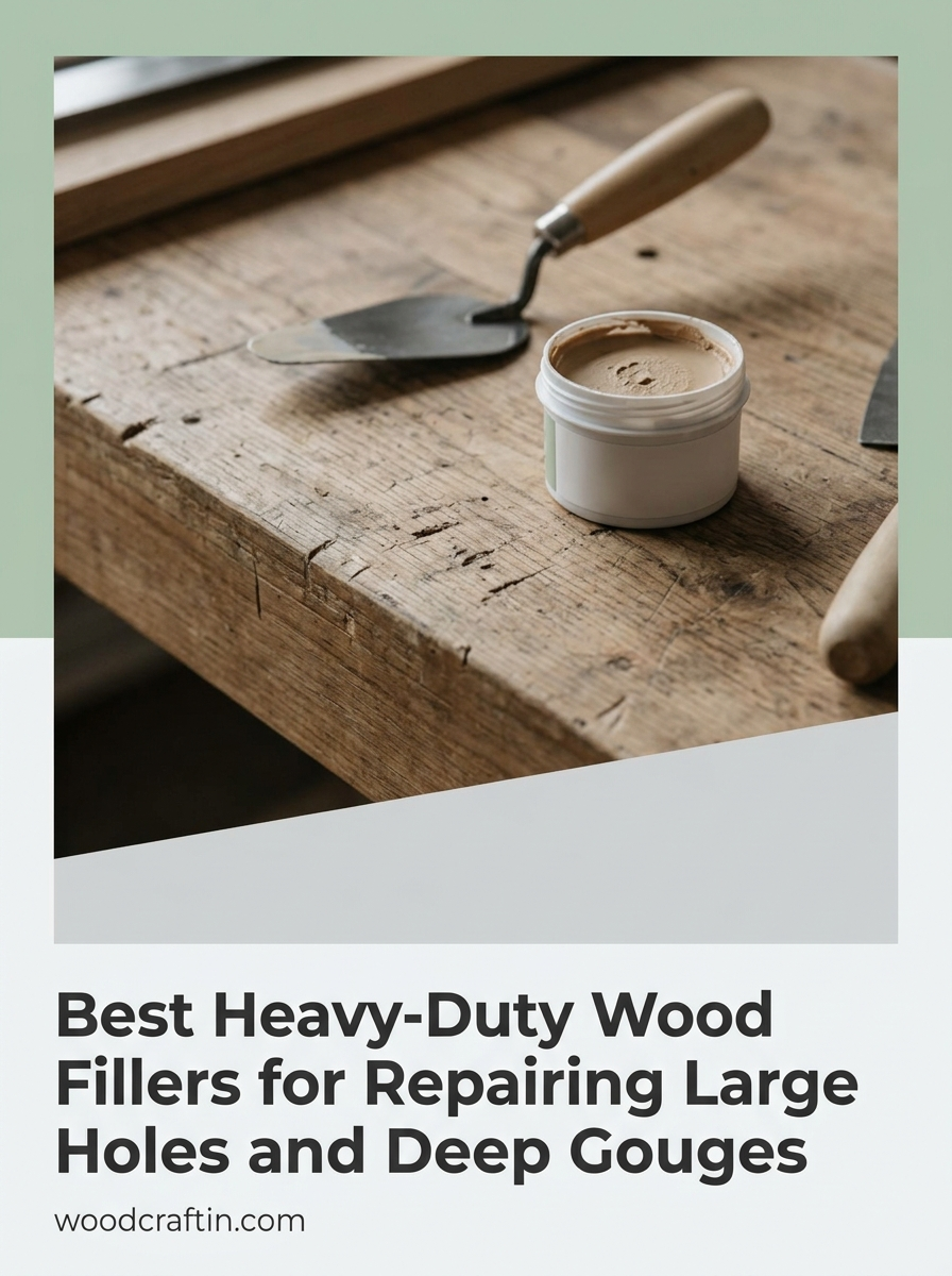 Best Heavy-Duty Wood Fillers for Repairing Large Holes and Deep Gouges