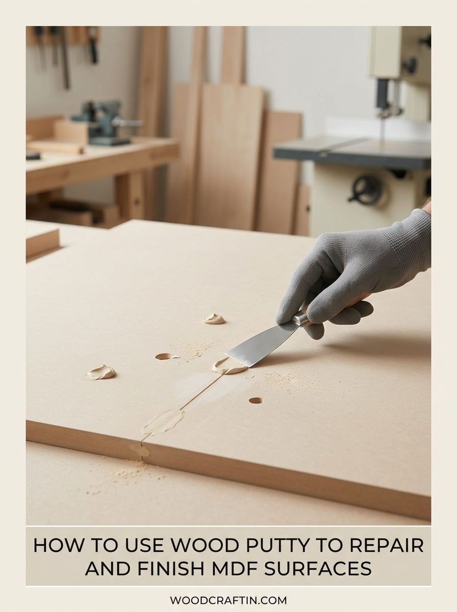 How to Use Wood Putty to Repair and Finish MDF Surfaces