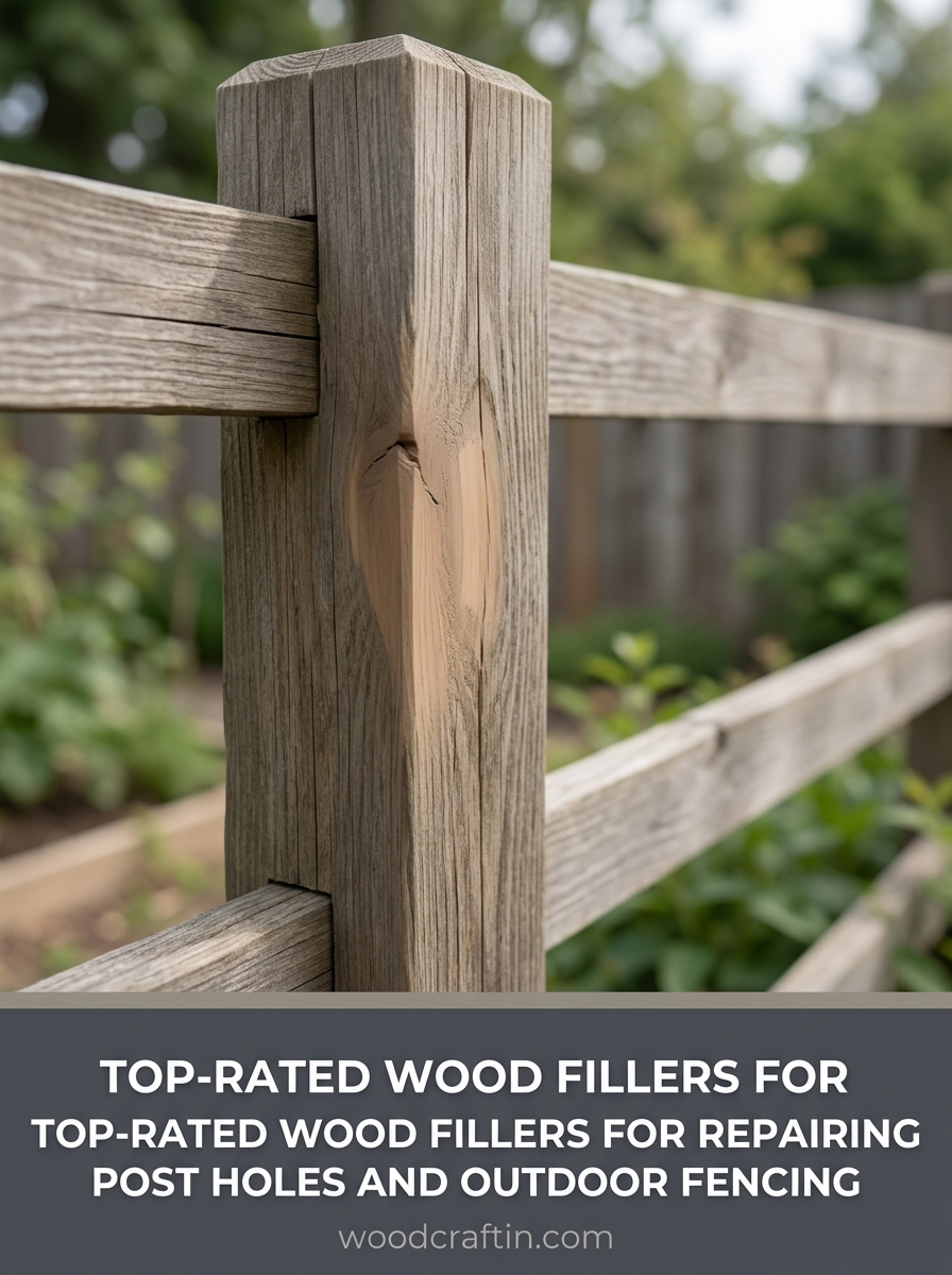 Top-Rated Wood Fillers for Repairing Post Holes and Outdoor Fencing