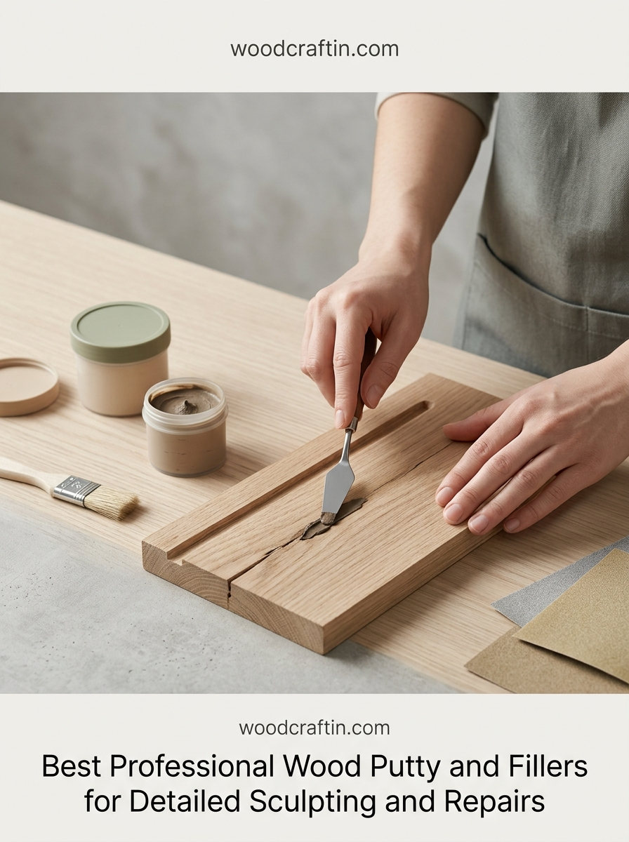 Best Professional Wood Putty and Fillers for Detailed Sculpting and Repairs