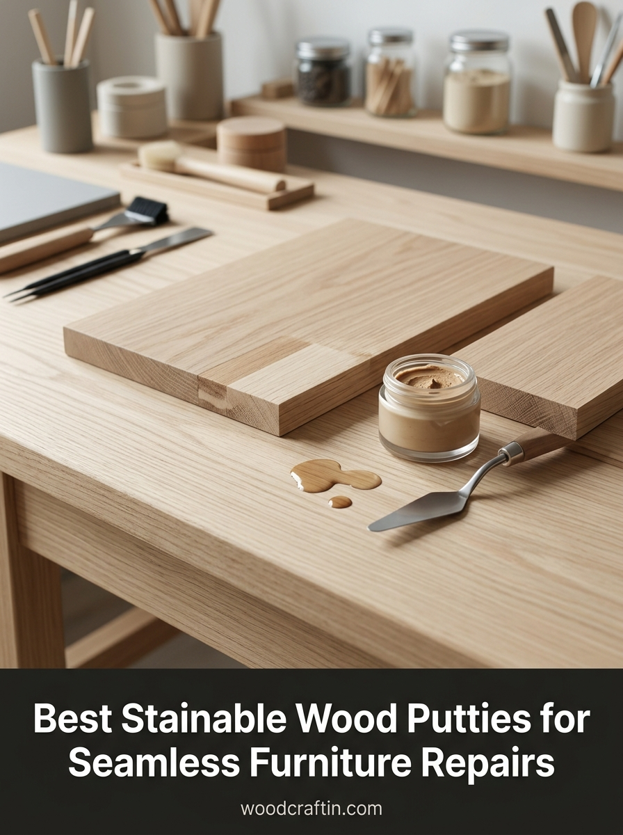 Best Stainable Wood Putties for Seamless Furniture Repairs