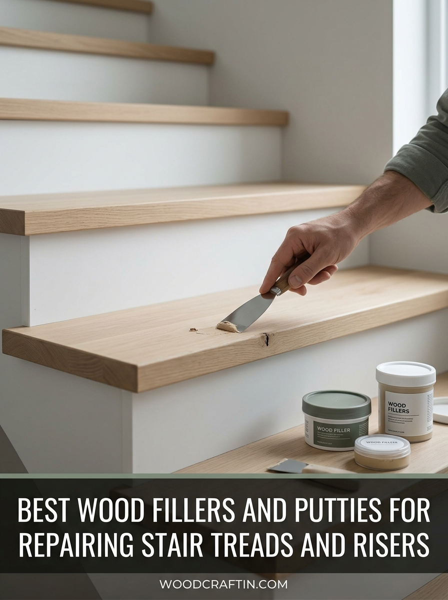 Best Wood Fillers and Putties for Repairing Stair Treads and Risers