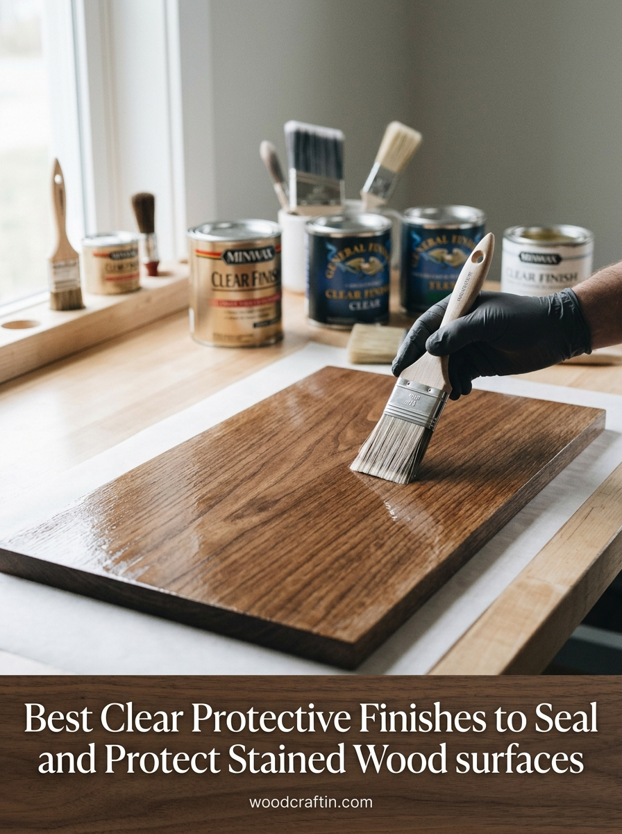 Best Clear Protective Finishes to Seal and Protect Stained Wood surfaces