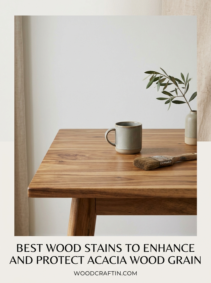 Best Wood Stains to Enhance and Protect Acacia Wood Grain