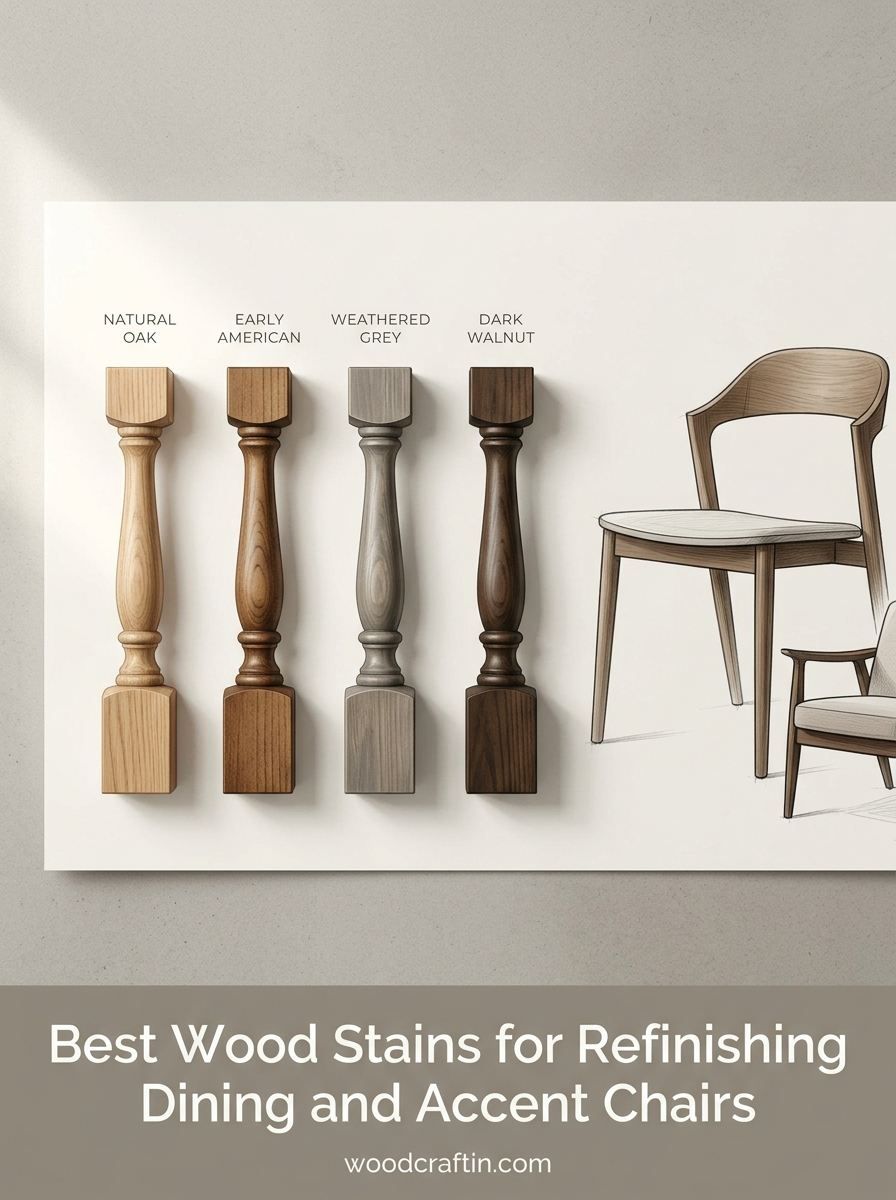 Best Wood Stains for Refinishing Dining and Accent Chairs