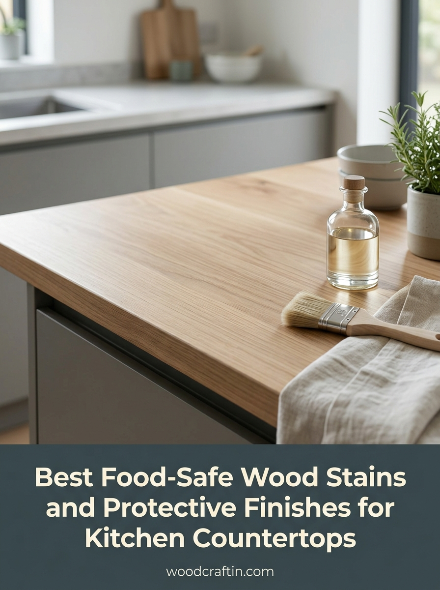 Best Food-Safe Wood Stains and Protective Finishes for Kitchen Countertops