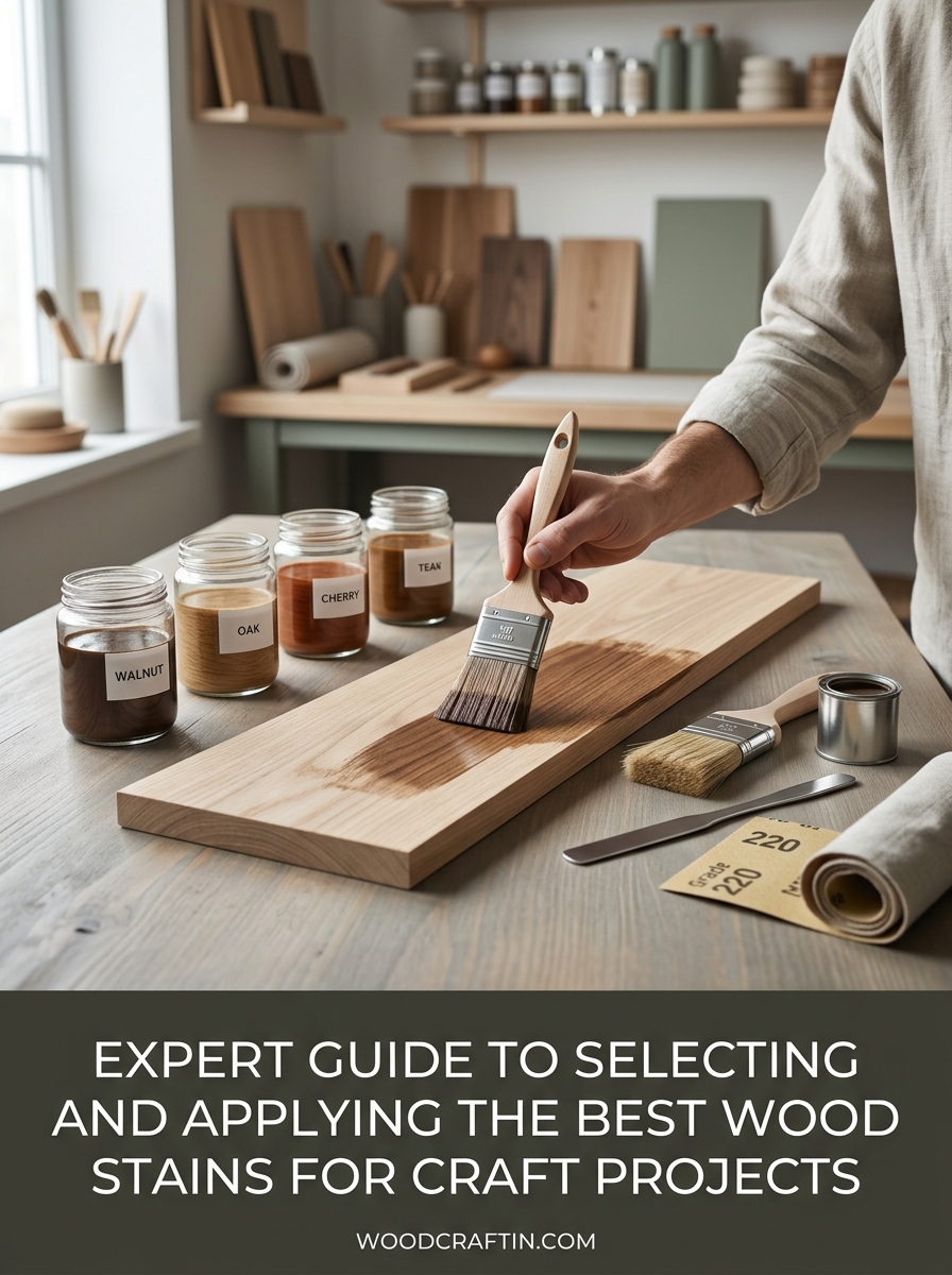 Expert Guide to Selecting and Applying the Best Wood Stains for Craft Projects