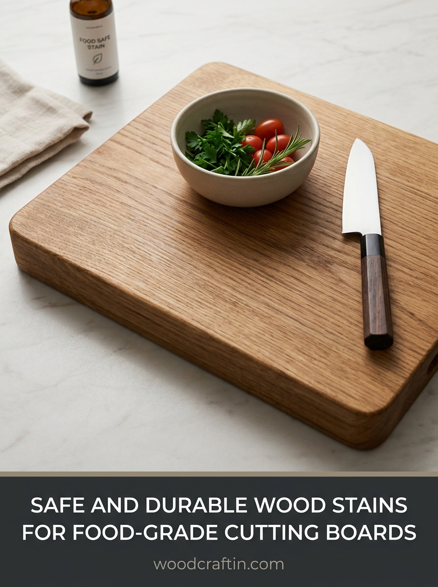 Safe and Durable Wood Stains for Food-Grade Cutting Boards